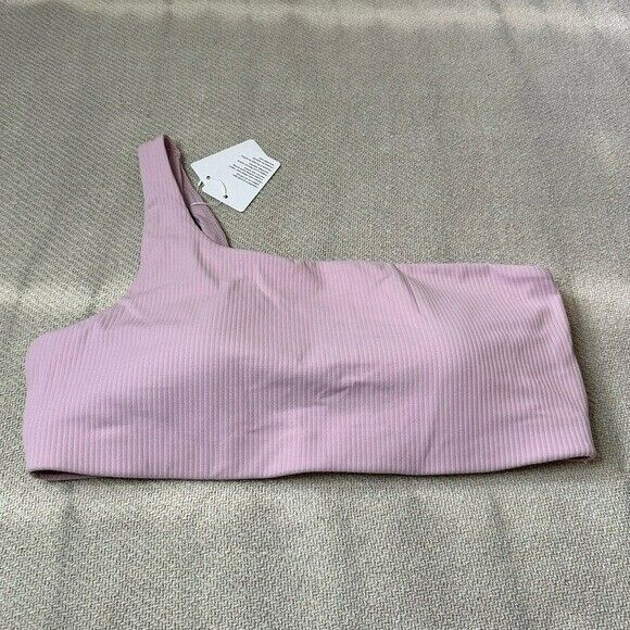 lululemon athletica Other - Lululemon Ribbed Asymmetrical Nulu Yoga Sports Bra Size 12 NWT $78 Pink Rare